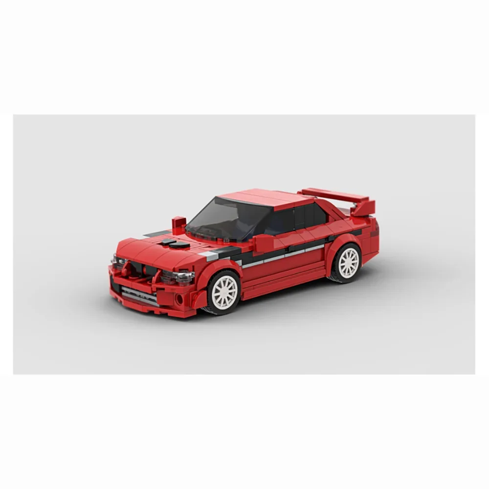 346 pz MOC Speed Champions intermedio SportsCar modello Building Blocks tecnologia mattoni assemblaggio creativo fai da te giocattoli per bambini