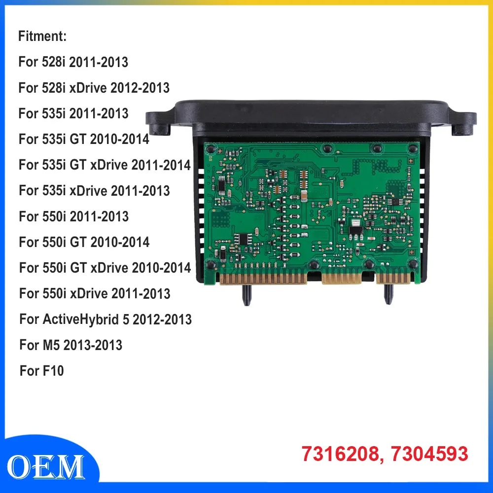 

Xenon LED AHL Module Driver Module Driver 7316208, 7304593 Compatible for 5 Series F10 F18 F07 F11