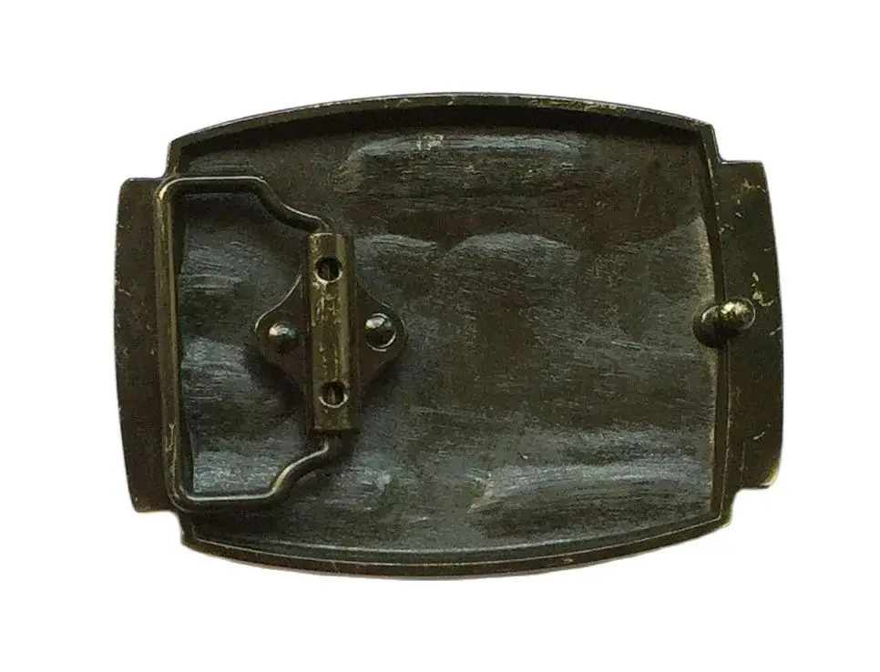 Brass Eagle Western Belt Buckle