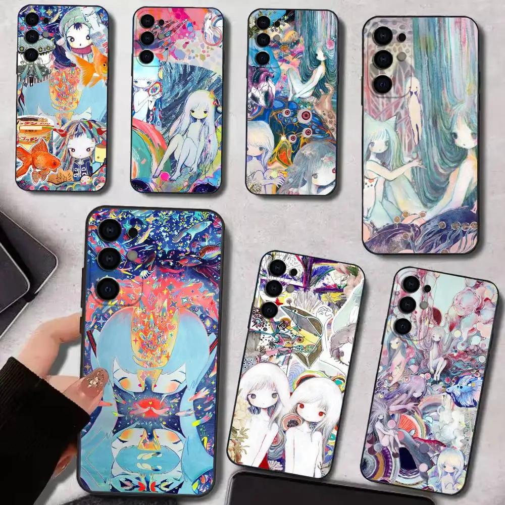 Anime Japan K-Kikuo Music    Phone Case For Samsung S25,S24,S21,S22,S23,S30,Ultra,S20,Plus,Fe,Lite,Soft Black Cover