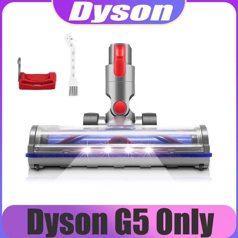 

For Dyson G5 Only Vaccum Cleaner Brush Head Replaceable Parts Upgraded Direct Drive Brush Heads Nozzles with Led Lights