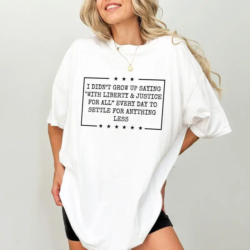 

Liberty And Justice For All Shirt, Equality T-shirt, Human Rights Graphic Tee, Resist Clothing, Activism Outfits