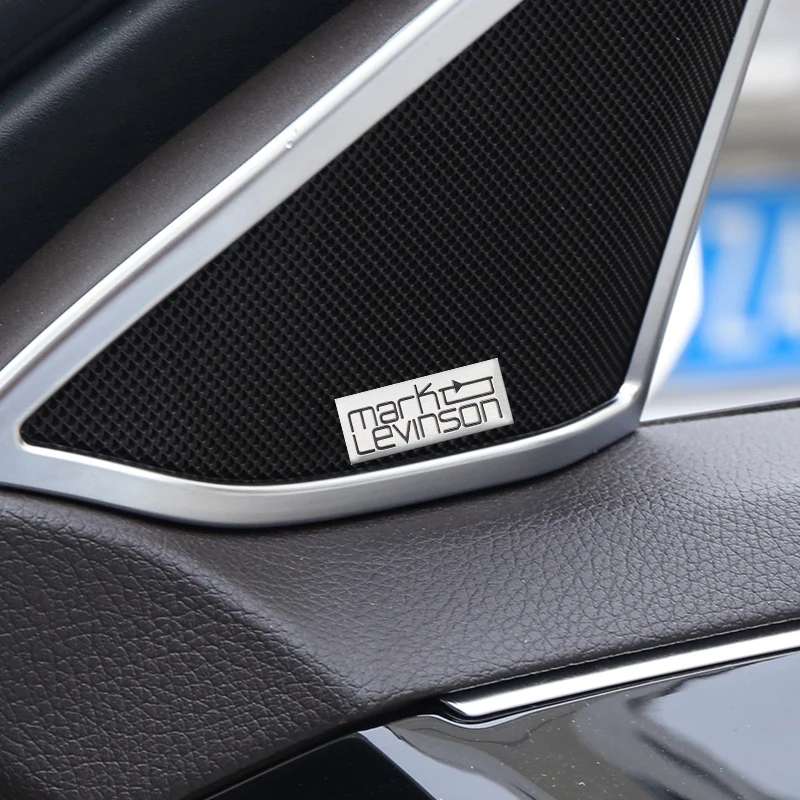 Car Mark Levinson Logo Emblem 3D Aluminum Speaker Audio Decorate Sticker Styling Decals For Lexus UX250H Fsport CT200H RX400H NX