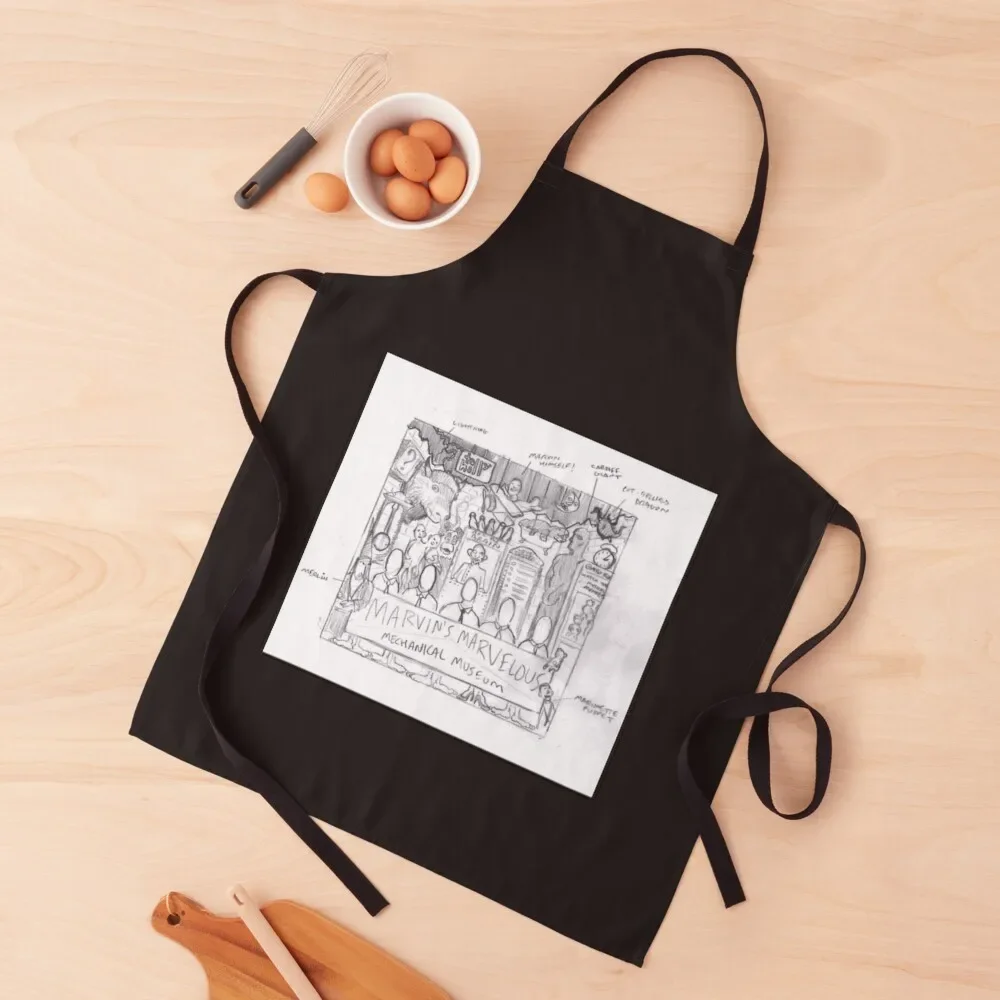 

MMMM concept art Apron christmas beauty master kitchen gadgets For Cooking Apron