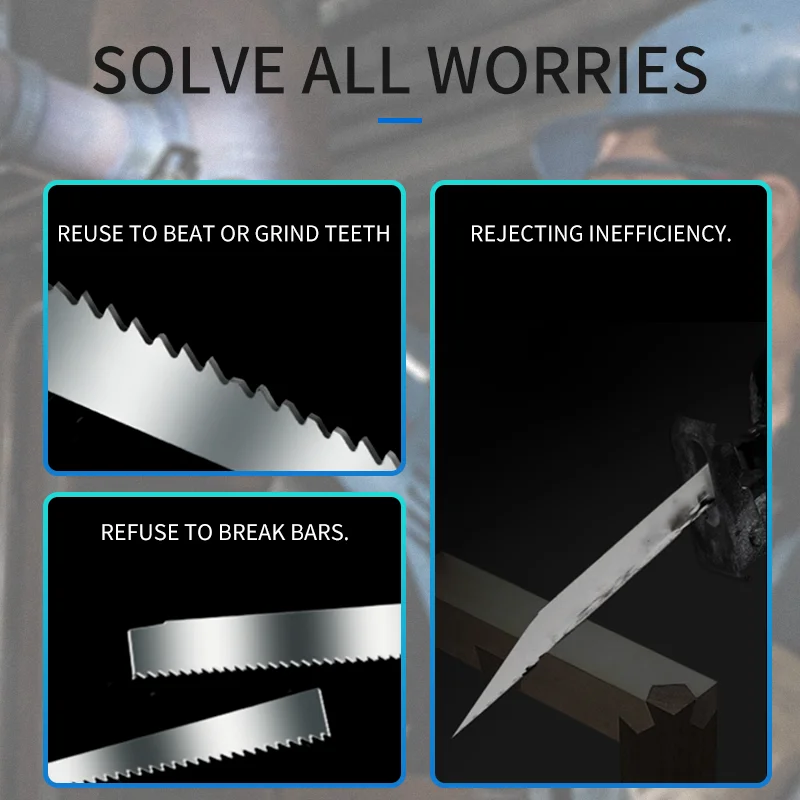 1Pcsย Bosch Reciprocating Saw Blade Metal Cutting Saber Saw Blade Electric Saw Blade Bimetal Woodworking Concrete Sabre Saw Blade