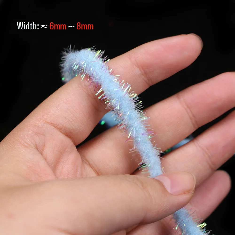 Vtwins Ninfa Caddis streamer para pesca de trucha con chenilla - imagen 5