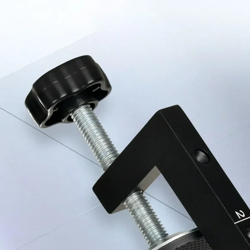 Abrazadera en C para perforación, abrazadera plana y suave de 143mm, para proyectos de bricolaje y carpintería