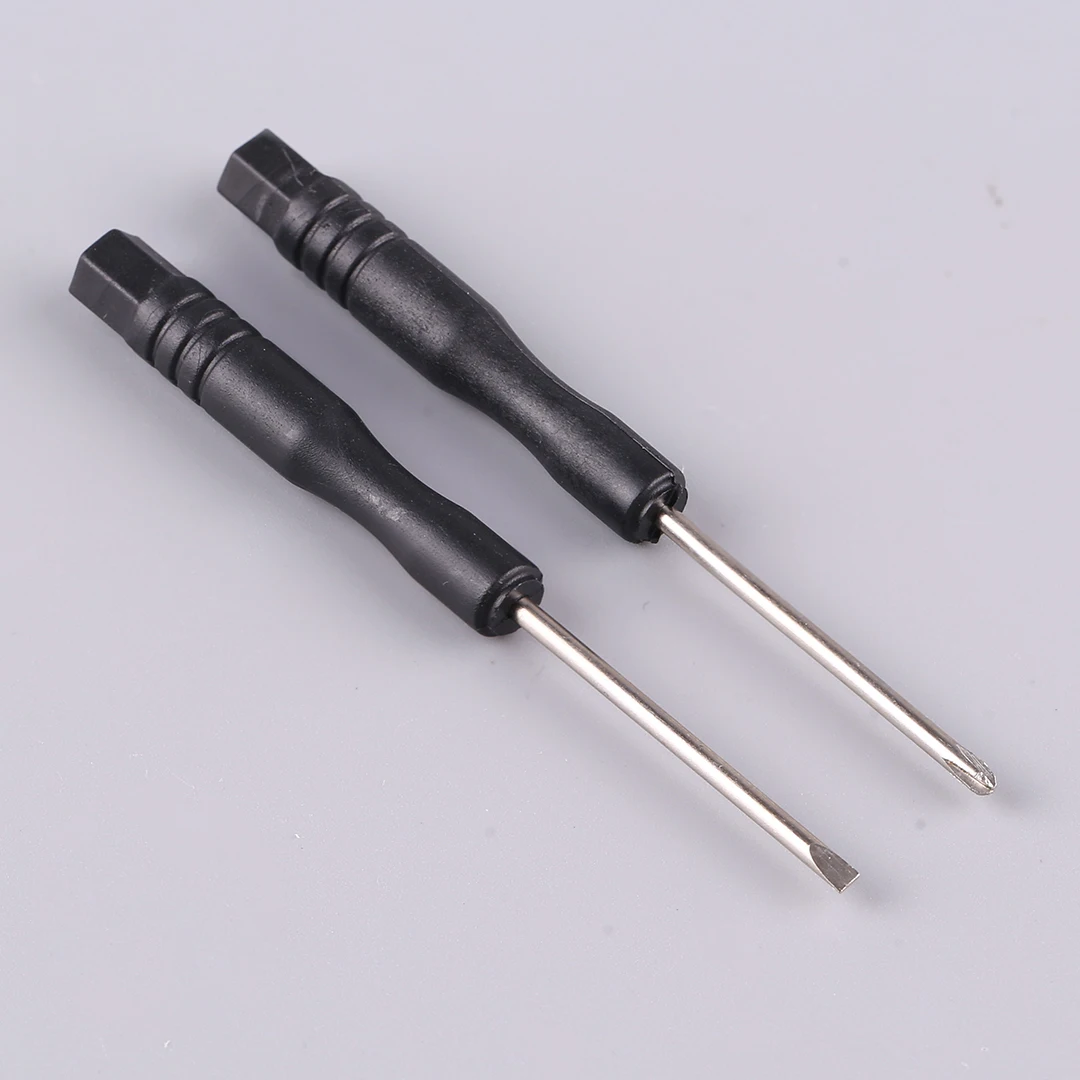 10 pz portatile piccolo mini cacciavite a taglio croce strumento di riparazione del telefono strumento di riparazione 2mm cacciavite per smontaggio in acciaio