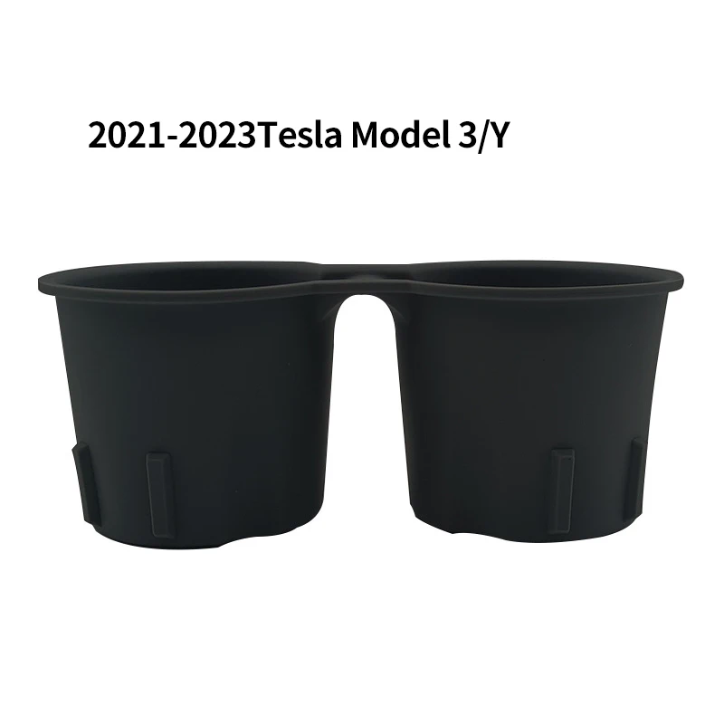 Voor Tesla Console Bekerhouder Insert - Upgrade 2021-2023 Tesla Model3/Y Accessoires Antislip Siliconen Middenconsoles Bekerhouder