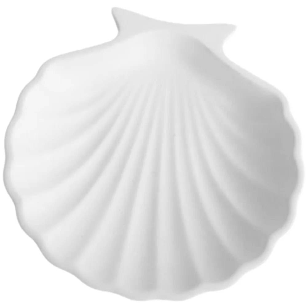 Shell Jewelry Plate Vanity Tables Small Tace Dish Accessories Trinket Ring Holder Gips Candy Key for Entryway