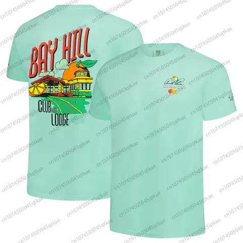 2025 Arnold Palmer Invitational Barstool 골프 스포츠 티셔츠 여성 의류 통기성 라운드 칼라 캐주얼 반소매 Sportwear