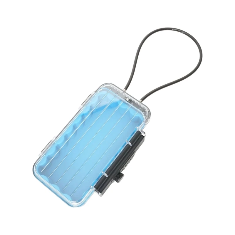 Portable Combination Lock Box for Beach and Gym, ABS Shell Storage Case with Combination Access for Cash, Cards and Small K1KF