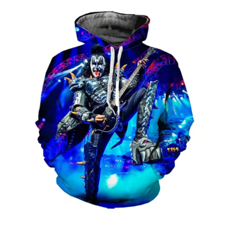 Autumn Kiss Rock Band 3D Print Hoodies Men Women Fashion Casual Sweatshirts Oversized Hoodie Pullovers Tracksuit Clothing