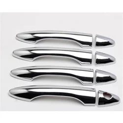 8Pcs/Set ABS Chrome Door Handle Cover Trim Sticker for Hyundai Tucson IX 35 Ix35 2010 20112012 2013 2014 Car styling Accessories