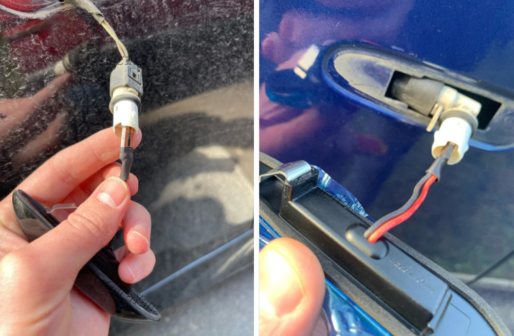 Dynamisches LED-Blinklicht Seitenmarkierungsleuchte für BMW E60 E61 E90 E91 E87 E81 E83 E84 E88 E92 E93 E82 E46 1 3 5 Serie X1 X3 2004 – Detail 6
