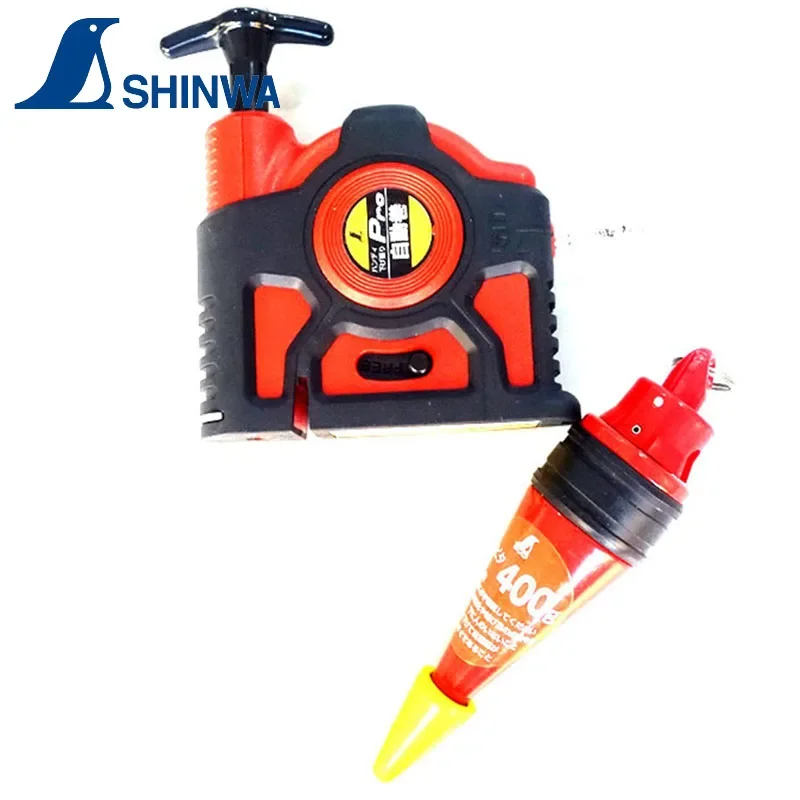 SHINWA Portable Automatic or Handy Rewind Plumb Holder Wire Drop 3.5m-10m For Verifying Perpendicularity of Pillars Walls 1PCS