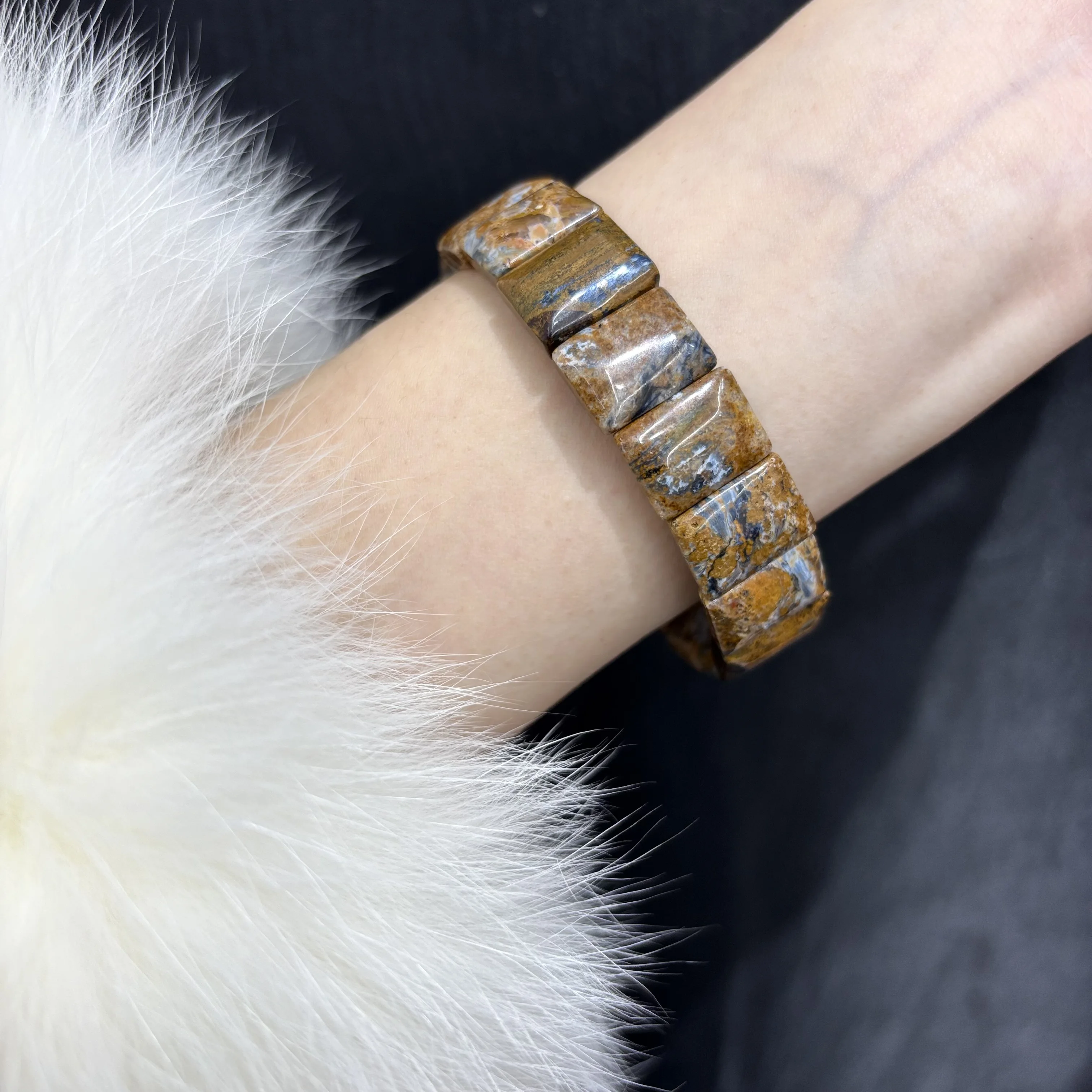 

Уникальный браслет из натурального пирсита Umique Crystal Jewelry – инструмент для медитации, аксессуар, подарок на День святого Валентина, сувенир