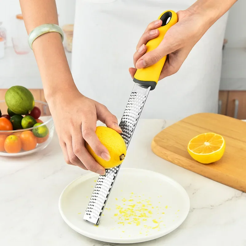 Grater for Kitchen 1pc Multipurpose Grater for Cheese Kitchen Gadgets with Protect Cover Vegetables Fruits Grater VIE LENTE image 2