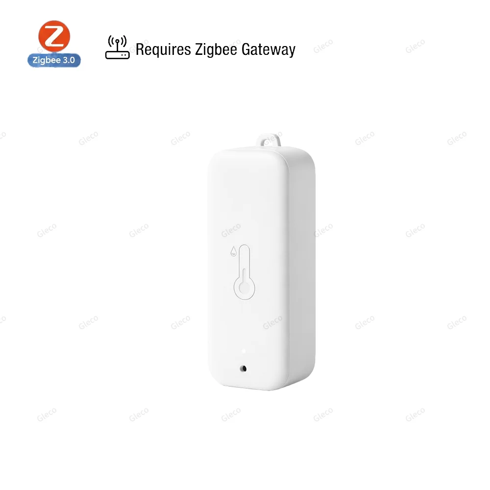 Smart Life Zigbee wasserdichter Temperatur- und Feuchtigkeitssensor IP65 für den Innen- und Außenbereich. Tuya Smart Home erfordert einen Zigbee Gateway Hub