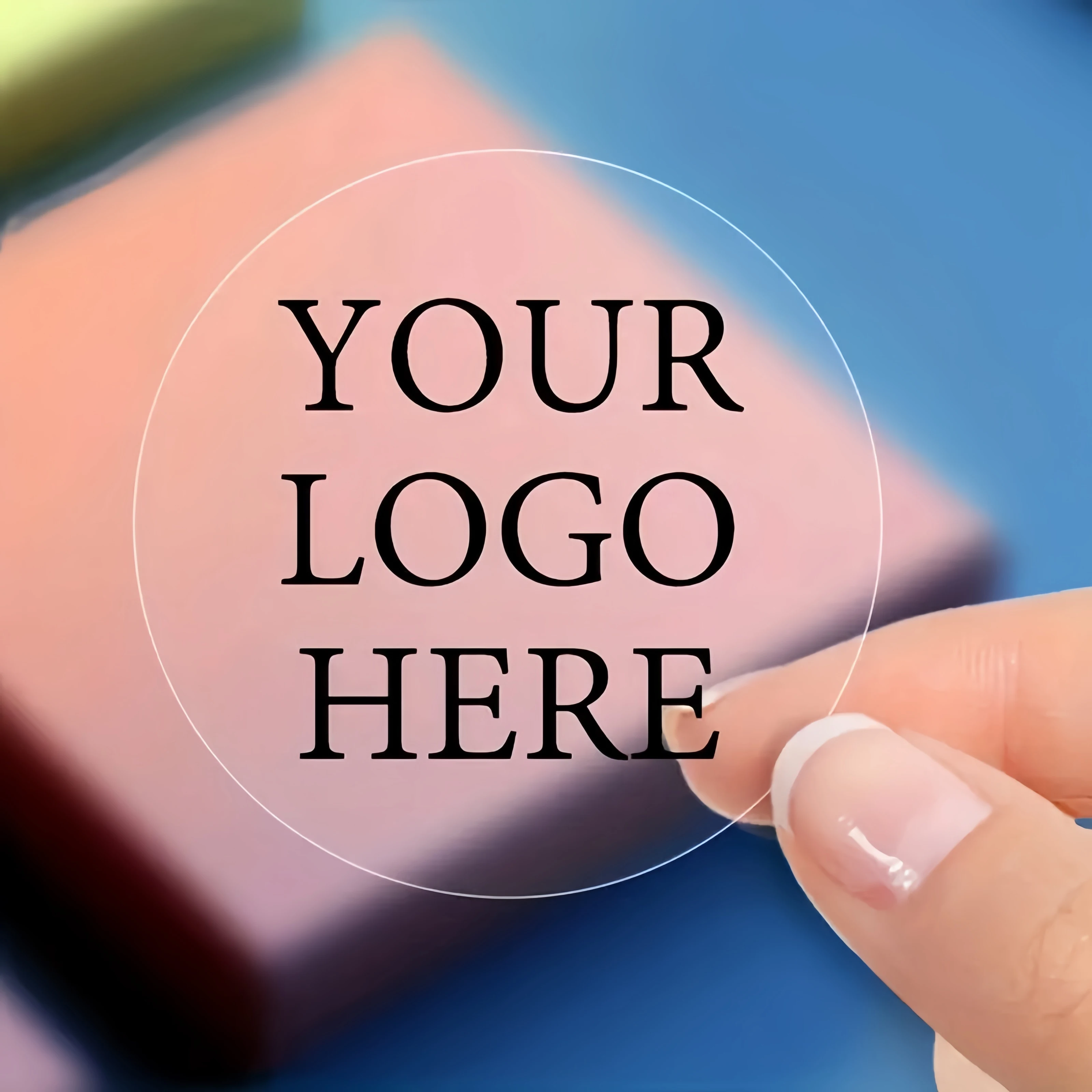 

45/90pcs Customized Transparent Waterproof Round Stickers Personalized with Couple Names and Wedding Date, Perfect for Invitatio