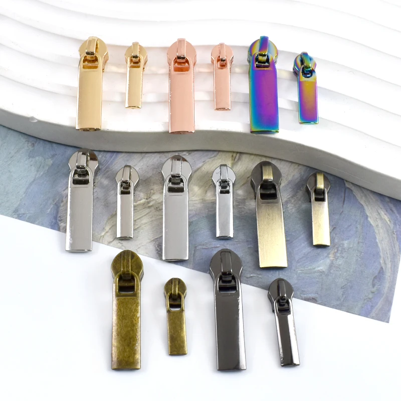 Immagine 6: Cursori con cerniera da 10-50 pezzi per 3 #   5 #   Cerniere in nylon Piumino Tasca con cerniera Borsa per la testa Estrattore per zip Cursore Riparazione Accessori per cucire