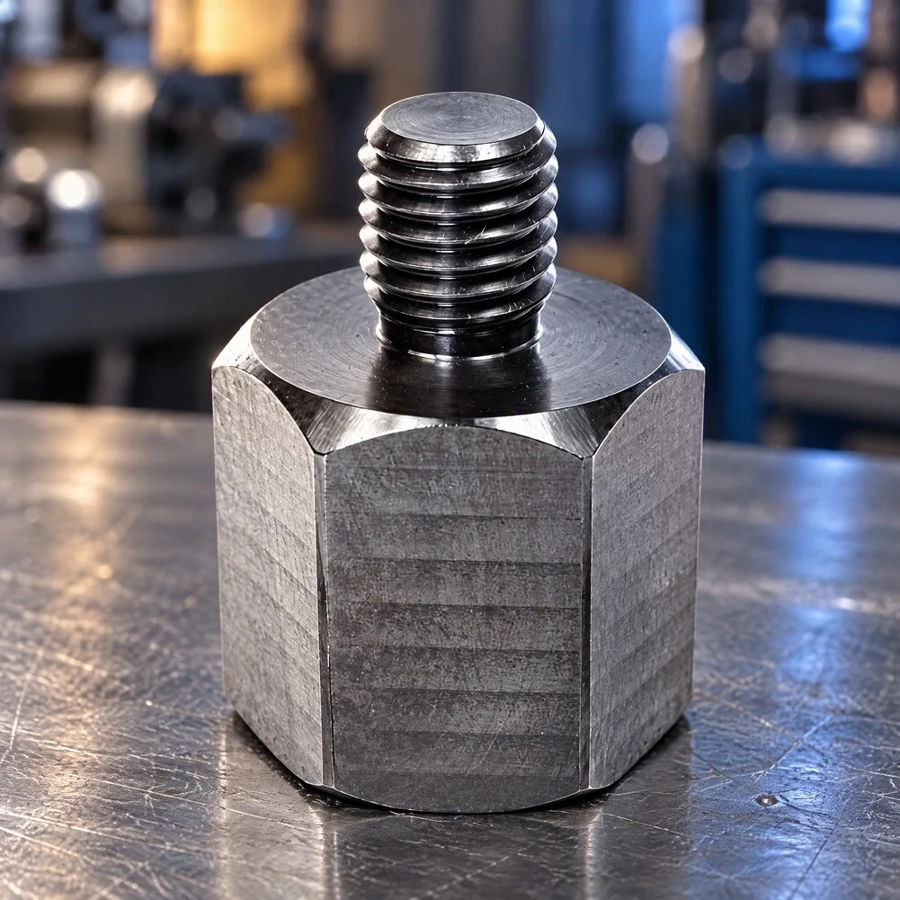 Turning Adaptor with For M33 x 3.5 and For M33 x 2.5 Threads for Lathe Faceplate Mounting in Workshop Machining Setups