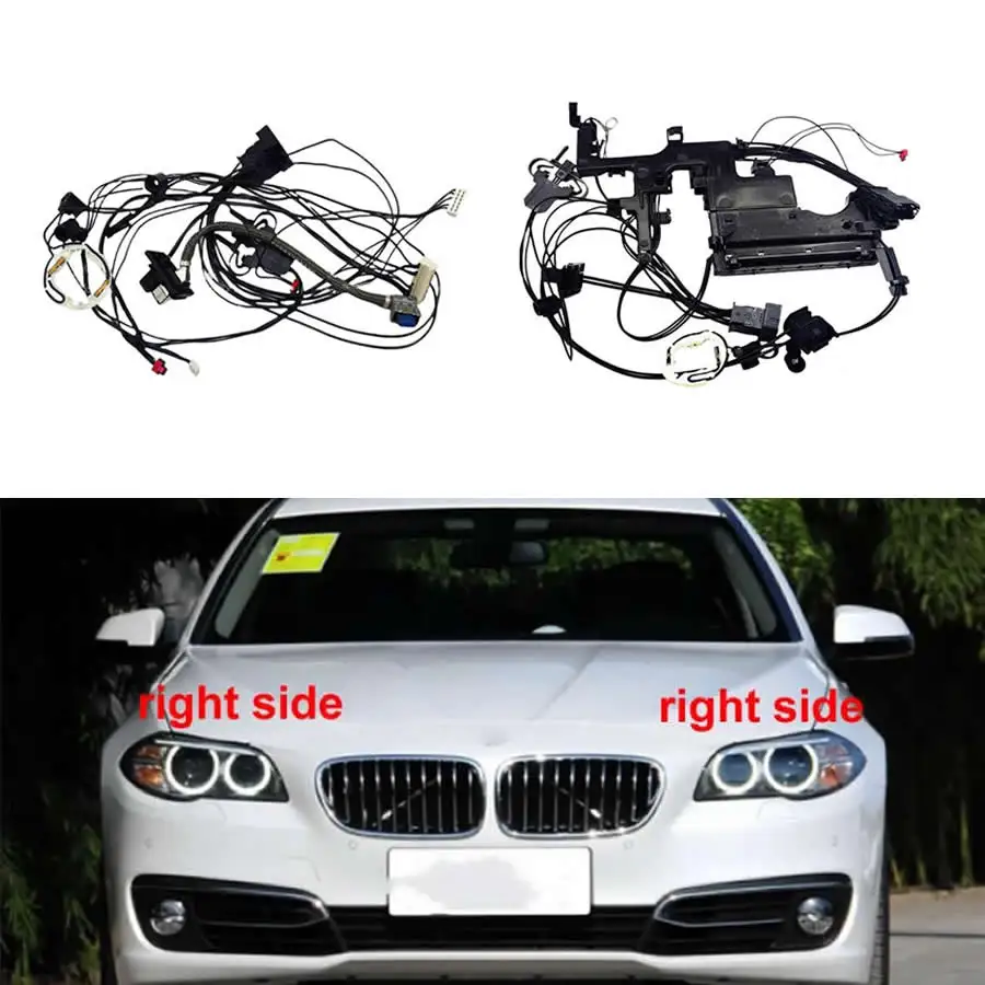 

Для BMW 5 серии F10 F18 2014 2015 2016 2017, внутренний жгут проводов фар, жгут проводов с AFS или без AFS