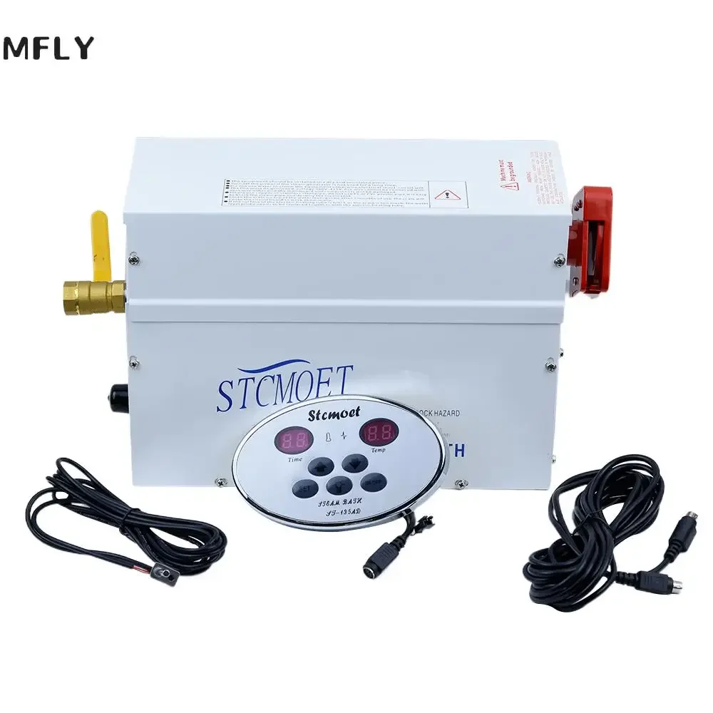 3KW 220V Sauna Steam Machine Spa Steam Generator Dry Streaming Furnace Wet Digital Controller Steamer ST-30