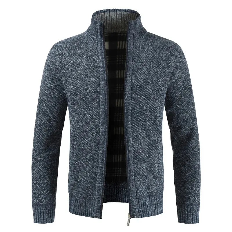 Cross border men's clothing foreign trade men's sweater jacket loose woolen sweater men's casual youth knitted cardigan