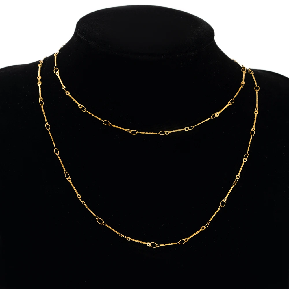 1 متر الفولاذ المقاوم للصدأ الذهب قضيب ثعبان سلاسل ل عقد دي اي واي سوار أقراط مستلزمات صناعة المجوهرات الاكسسوارات اليدوية