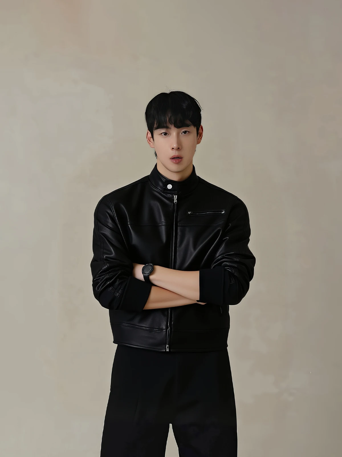 

Мужская ветрозащитная мотоциклетная куртка из искусственной кожи Bla Faded, укороченная, на молнии, без капюшона