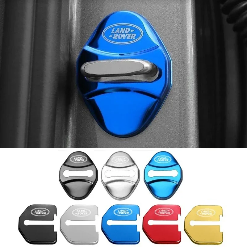 For Land Rover Discovery Sport Range Rover Evoque Discovery 2 3 4 5 Stainless Steel Car Door Lock Cover Badge Sticker Decoration