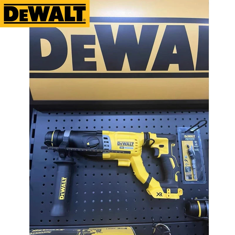 DEWALT Rotary Hammer Drill 20V Brushless Motor SDS PLUS D-Handle Electric Demolition Hammer Impact Drill DCH263 DWH205DH