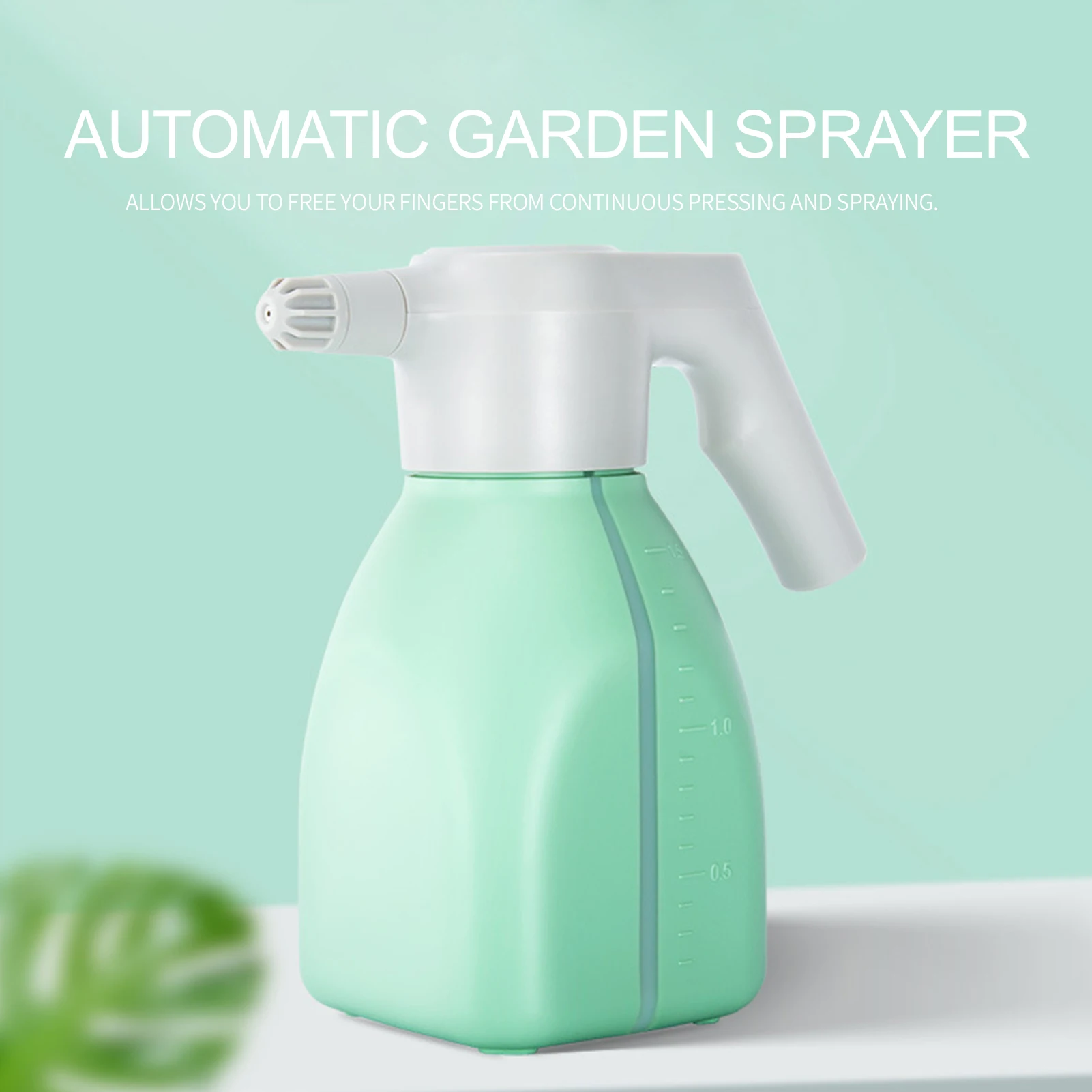 

1.5L Electric Garden Sprayer Electric Plant Mister Spray Bottle for House Flower Indoor Handheld Automatic Watering Can Spritzer