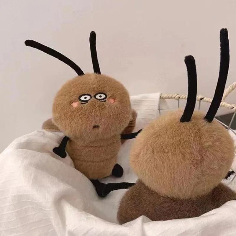 Funny Cockroach Plush Toy Ugly Cute Stuffed Insect Doll Creative Prank Gift Soft Plushie Kids Birthday Gift Room Decoration