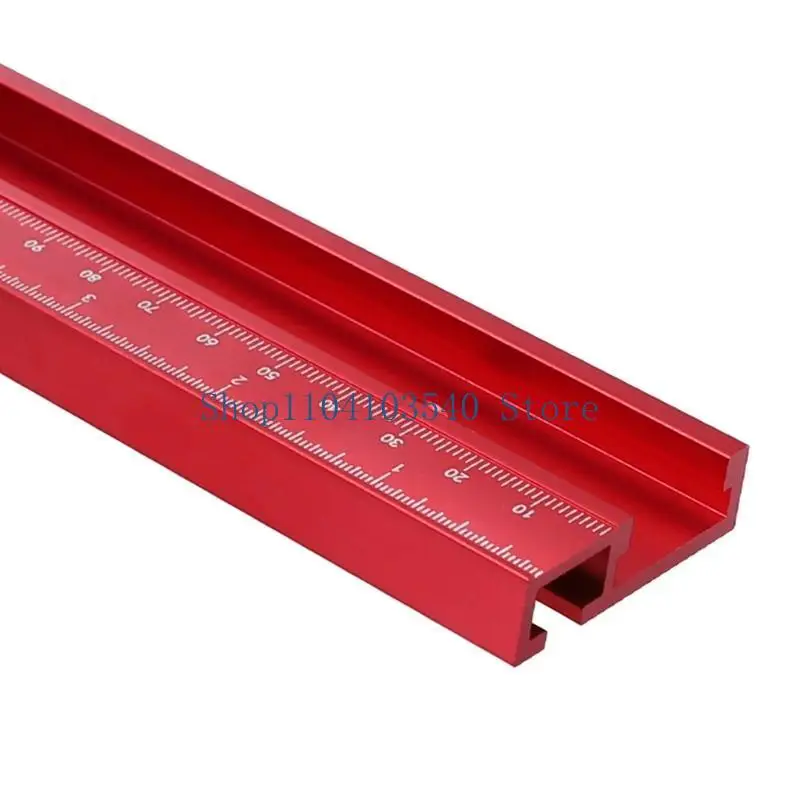 02DC Type 45 Metric and Inch Woodworking Chute with Precise Scale  Aluminum Alloy Material for Fixtures Skis Planers
