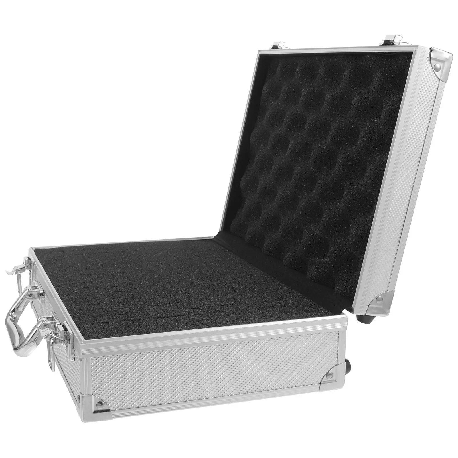 Hard Briefcases for Men Aluminum Alloy Tool Case Portable Storage Box Sponge Lining Document Instrument Office Use