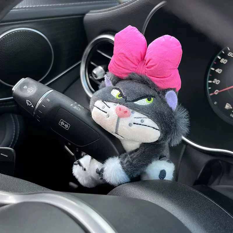 Auto Scheibenwischer Dekorationen Niedliche Plüsch Katze Puppe Schulterpolster Sicherheitsgurt Schulterabdeckung Auto Innendekoration Zubehör