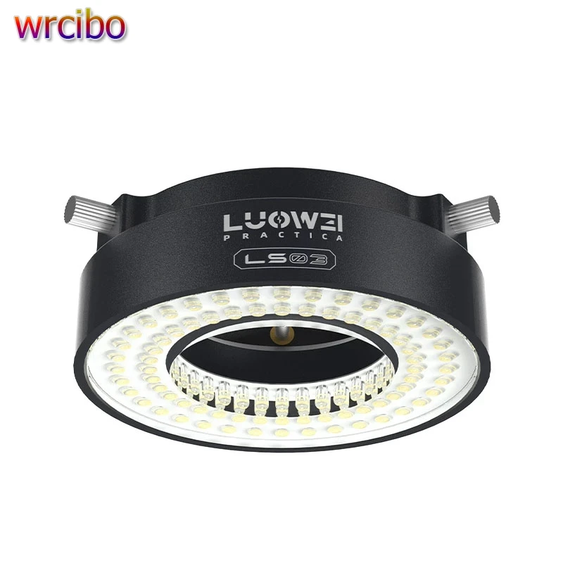 

Luowei LS03 High Lumen 72LED USB микроскоп кольцевой источник света для промышленного бинокулярного тринокулярного стерео видеообъектива микроскоп