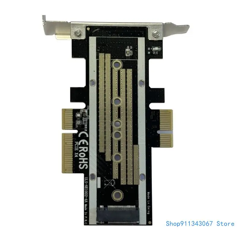 M.2 NVMe to PCIe X1x4 Adapter Card for Faster Boot and Application Load Times For Computer Large File Drop shipping