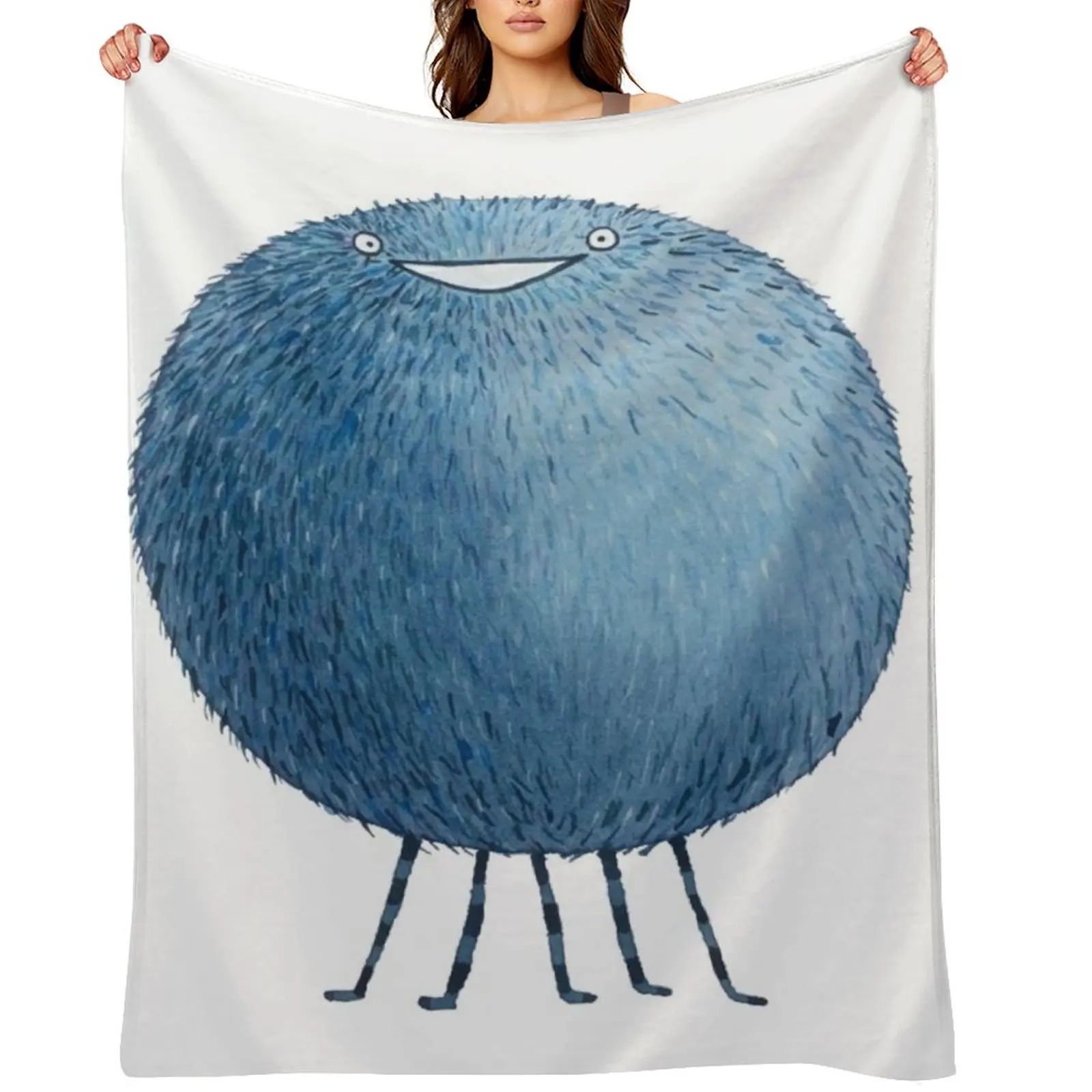 

Poofy Moofus Throw Blanket Luxury Throw Thermal Bed linens Beach Blankets