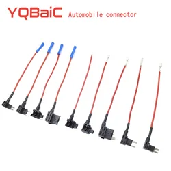 5pcs 12V MINI SMALL MEDIUM Size Car Fuse Holder Add-a-circuit TAP Adapter Micro Mini Standard ATM Blade Fuse