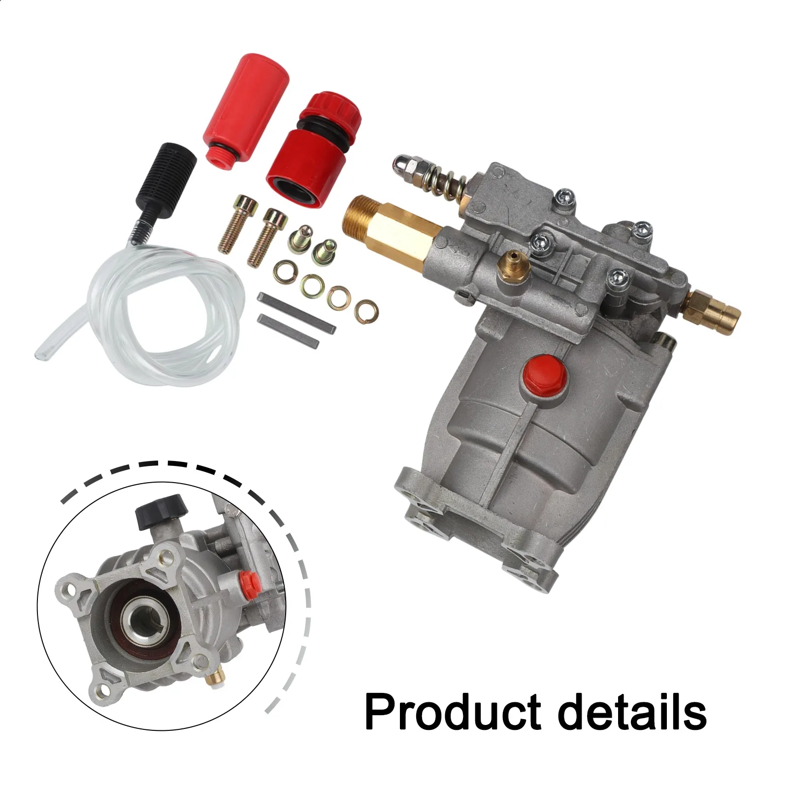Pressure Washer Replacement Pump Gas Power Washer 3400 PSI Pump Double Seal System Enhanced Performance Thermal Protection