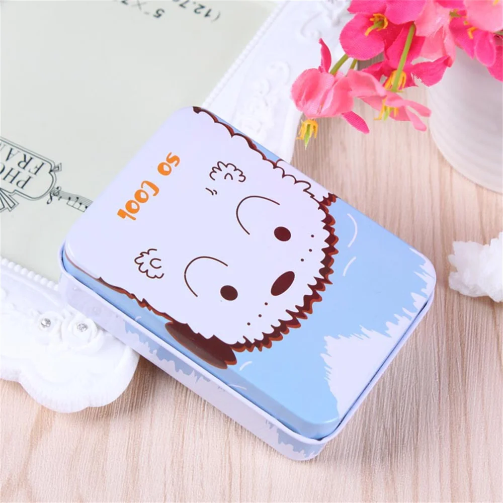 Mini Metal Box Home Storage Sealed Jar Packing Boxes Candy Box Jewelry Earrings Headphones Coin Small Storage Cans Gift Box