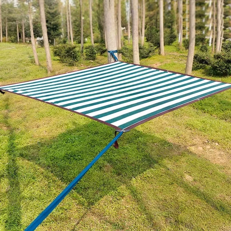 شبكة مظلة شمسية عالمية للحديقة والشرفة بنمط مخيط، وهيكل معزز يضمن المتانة. يمكن استخدامه.