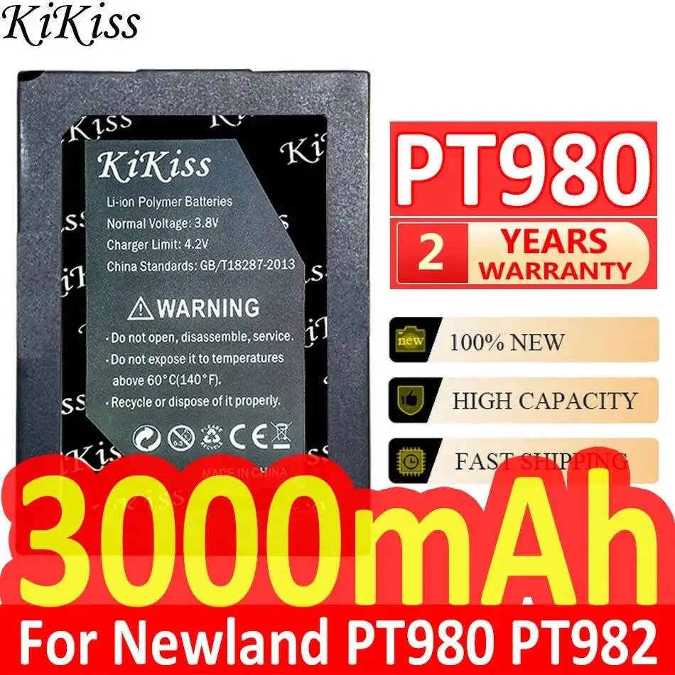 

For Newland PT980 PT982 3000mAh Portable Terminal Device Battery Good Low-Temperature Performance Durable