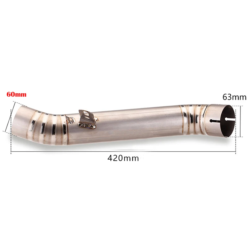 Motorcycle Exhaust Muffler Middle Link Pipe System cheap For Aprilia RSV4 2009 to 2013 2014 2015 years Slip-on
