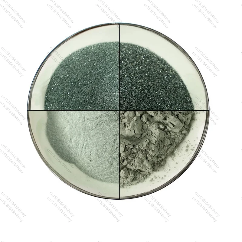 LOLO 500 กรัมบด Emery สีเขียวคอรันดัมขัดผงสําหรับพ่นทรายเครื่องความแม่นยําฮาร์ดแวร์โคมไฟแก้ว