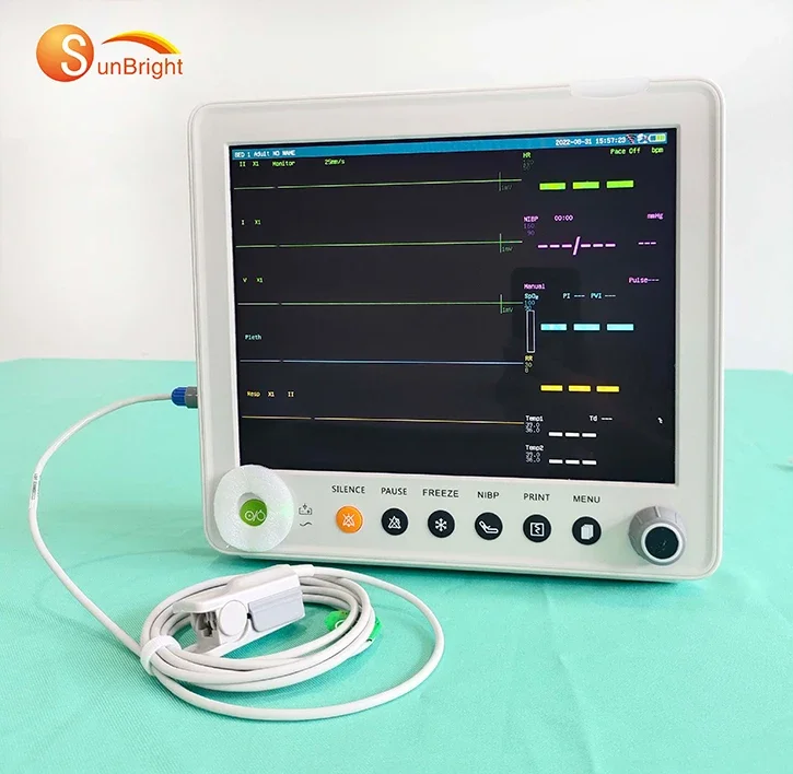 Medical product multiparameter patient monitoring system cardiac patient monitor clinic vital sign monitor