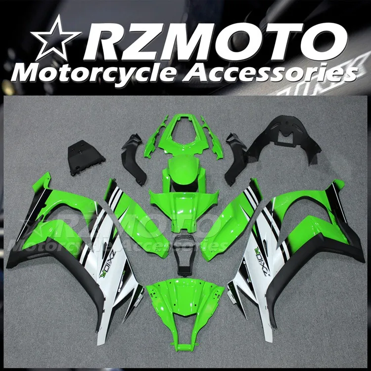 4Gifts New ABS Motorcycle Fairings Kit Fit For KAWASAKI ZX-10R 2011 2012 2013 2014 2015 11 12 13 14 15 Bodywork Set Green